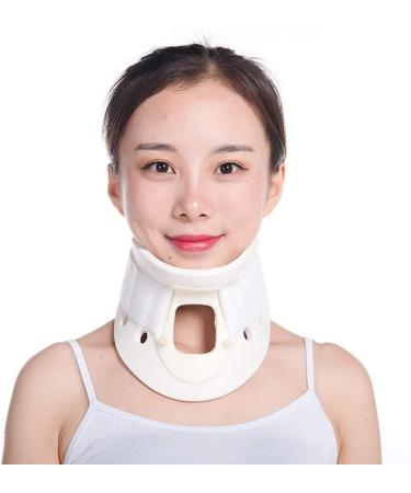 JLASDR neck protection Breakable neck support collar neck orthosis adjustable neck support soft neck support for relieving neck pain (size: l)