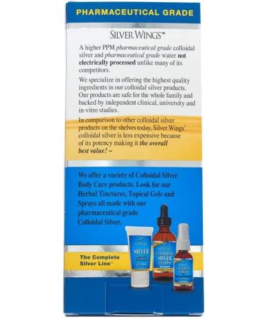 Natural Path Silver Wings Colloidal Silver 250ppm 8 Fl. Oz. - Immune Support Supplement - Buy Online on GoSupps.com