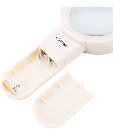 10X Magnifying Glass Hand-Led Lighting Old Man Appreciation Hd Lens for Reading Crafts Repair Magnifier Lofty Ambition - Buy Online on GoSupps.com