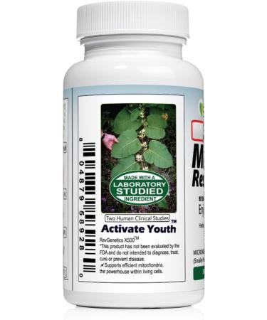 RevGenetics X500: Pure Resveratrol 500mg - Buy Trans-Resveratrol Capsules (30 Veggie Caps) for Anti-Aging & Wellness - International Shipping Available - Buy Online on GoSupps.com