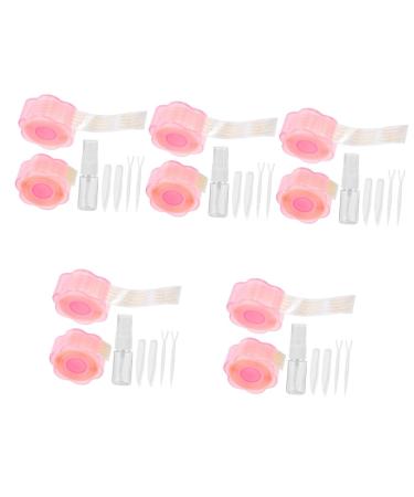 POPETPOP 5 Sets Lace Double Eyelid Sticker Tool Stickers Double Eyelid Stickers Makeup Invisible Eyelid Sticker Eyelid Tape for Hooded Eyes Invisible Eyelid Lifter Strip Girl Cosmetics