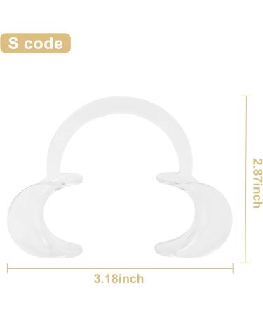 cogae 3pcs Autoclavable Dental Teeth Whitening Lip & Cheek Retractor Dentist Mouth Opener Repeat Use S - Buy Online on GoSupps.com