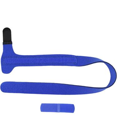 BESPORTBLE 3pcs Toe Strap Toe Splitter Set - Health Protective Separator Stretchy Stretcher - Blue Comfortable Cloth Toe Divider x3pcs - Buy Online on GoSupps.com