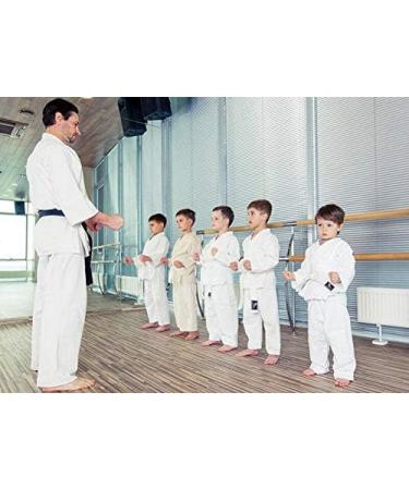 Hawk Sports Lightweight Karate Uniform for Kids & Adults - Martial Arts Gi with Belt - White - Buy Online on GoSupps.com