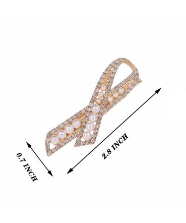 Crystal Flower Hair Clips for Women - Non-Slip Rhinestone Alligator Clips for Weddings Parties & Everyday Use - Buy Online on GoSupps.com