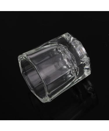 Crystal Bowl Cup Liquid Powder for Nails Acrylic Dappen Dish Clear Nail Art Tools for Women at Home - Buy Online on GoSupps.com