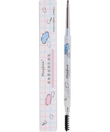 Thin Eyebrow Pencil - Eye Brow Pencils Double Head Design Silky Color Strong Sense of Shape High Saturation Waterproof Eyebrow Pencil for Parties 01 Brown - Buy Online on GoSupps.com