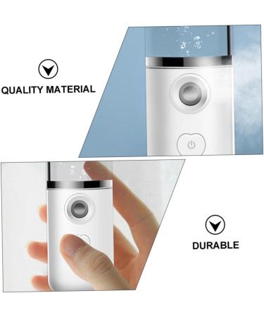 CANIGHT Hydrating Instrument Face Steamer Eyelash Extensions Mist Cool Mist Sprayer Facial Mister Abs White - Buy Online on GoSupps.com