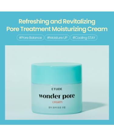 ETUDE Wonder Pore Cream 2.5 fl. Oz | Kbeauty Hypoallergenic Moisturizing Gel for Sensitive Skin | Sebum Control & Fragrance-Free Skin Care Solution - Buy Online on GoSupps.com
