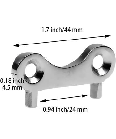 2pcs Boat Gas Cap Key - 316 Stainless Steel Replacement Key for Marine Bayliner Fuel/Water Tank - Style1 - Buy Online on GoSupps.com