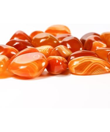 Natural Crystal Natural Red Agate Tumble Rock CrystalsTumbled Crystals Stones Stone Mineral Specimen (Color : 100g) - Buy Online on GoSupps.com