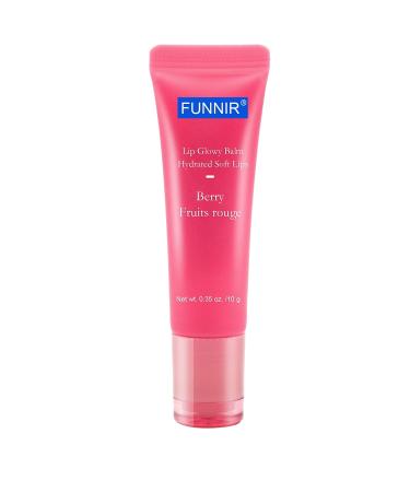 Lip Glowy Balm of Berry Scent Moisturizing Lip Balm For A Sheer Tint Of Color-10g Hydrate Glossy Lightweight Moisturize & Tint with Shea Butter