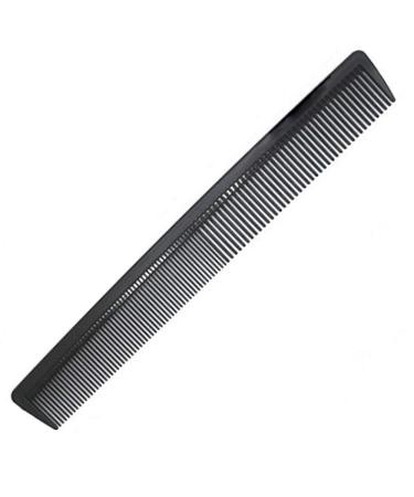 Carbon Fiber Cutting Comb, Professional 8.3 Hair Dressing Comb, Anti Static Heat Resistant Comb For All Hair Types, Fine and Wide Teeth Hair Barber Comb Black