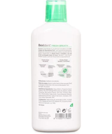Isdin Bexident Fresh Breath Mouthwash (500 ml) - Buy Online on GoSupps.com