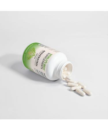 World's Best Supplements Resveratrol 600mg | 50% Trans-Resveratrol | 60 Capsules | 60 Servings - Buy Online on GoSupps.com