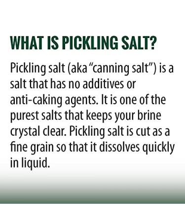 Caravel Gourmet Pickling & Canning Sea Salt - Fine Grain Salt for Home Curing - Non-Iodized  Gluten Free  No Additives  No Bleaching - Kosher Canning Kit Essential for Homemade Brine - (1lb Shaker) Pickling & Canning 1 Pou - Buy Online on GoSupps.com