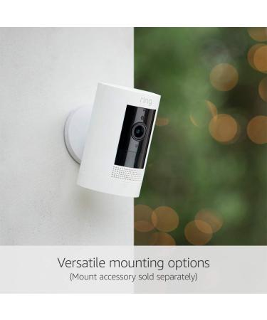 Ring Outdoor Camera Battery 4 pack (Stick Up Cam) + Ring Indoor Camera (2nd Gen) | Security Camera with 1080p HD Video Two-Way Talk alternative to CCTV system | 30-day free trial of Ring Protect White With Indoor Camera 4 Cameras - Buy Online on GoSupps.com