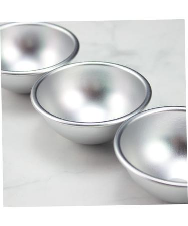OUNONA 18 Pcs Mold Ball Cake Pans Chocolate Candy Baking Cookie Moulds Mini Dome Cake Tins Muffin Baking Cups Hemisphere Cake Pan Sphere Cake Mould Paper Cup Non Stick 3D Aluminum Alloy Silverx3pcs 8X8X4CMx3pcs - Buy Online on GoSupps.com