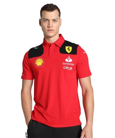 Scuderia Ferrari 2023 Team Polo Men s M Red