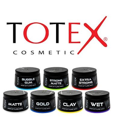 Totex Strong Matte Hair Wax - 150ml | Multi Fruit Fragrance | Maximum Control for Natural Look | 6 & 3 Pack Options - Buy Online on GoSupps.com