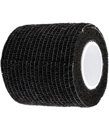 Self Adherent Wrap Waterproof Elastic Bandage Tape Breathable Athletic Wrap Black 5x450cm. - Buy Online on GoSupps.com