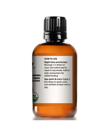 Mayan's Secret USDA Organic Rosehip Seed Oil - Cold Pressed Unrefined - Acne Scar Treatment - Essential Oil for Skin Hair & Nails - Therapeutic AAA+ Grade - Buy Online on GoSupps.com