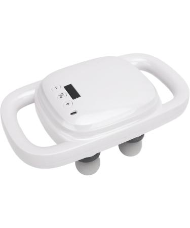 4-Head Deep Tissue Massage Gun | Handheld Electric Muscle Massager for Pain Relief | 5 Gears 2 Modes Wireless Quiet - White - Buy Online on GoSupps.com