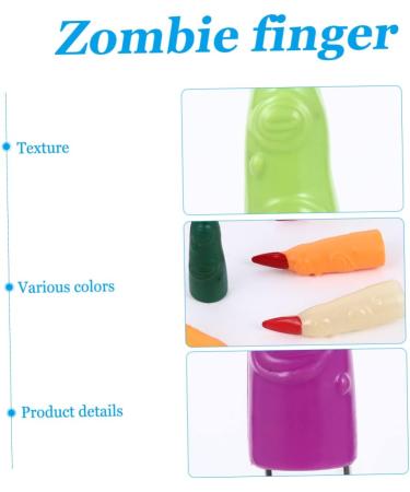 Beavorty 50 pcs fake finger cot Halloween Accessory cosplay finger nails scary witches nails fake zombie fingers scary fingers claw Vampire Costume nails prom props decorate plastic make up - Buy Online on GoSupps.com