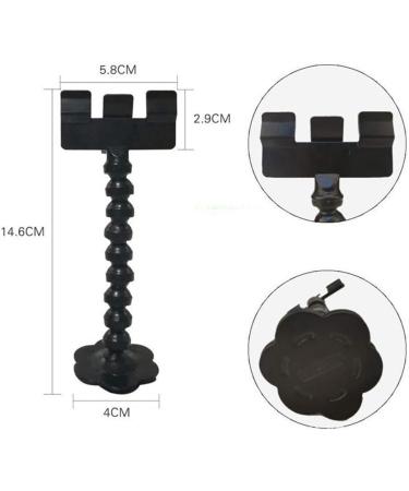 Pet Selfie Stick zosenda Flexible Dog Selfie Stick Rod Cat Photo Toy Accessories Multi-functional Smartphone Attachment Clip Treat Holder Dog Bath Toy (Black) - Buy Online on GoSupps.com