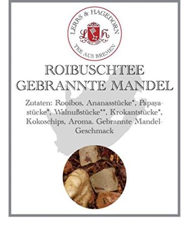 Lerbs & Hagedorn Lerbs & Hagedorn Rooibos Roasted Almond | Roasted Almond 2 kg approx. (162 litres) Rooibos papaya pieces