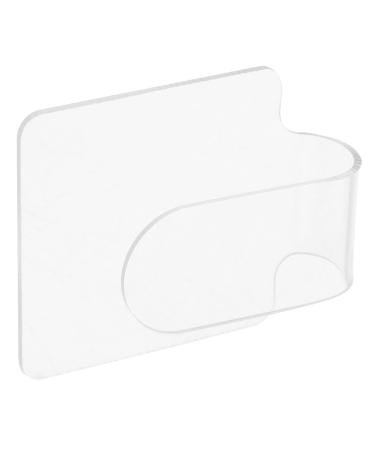 Hohopeti Palette de Maquillage Acrylique Transparente pour M lange Fond de Teint Manucure Plateau Lisse Multi-usage pour Customisation Couleurs et Nail Art