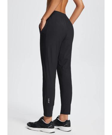 BALEAF Women's Quick Dry Jogger Pants with Pockets - Black, Small - Buy Online on GoSupps.com
