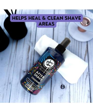 Rolda Midnight After Shave Tonic Cologne For Men - Post Shave Tonic Spray Calms Irritation Helps Heal & Clean Shaved Areas Masculine Fragrance (14.54oz | 430ml) - Buy Online on GoSupps.com