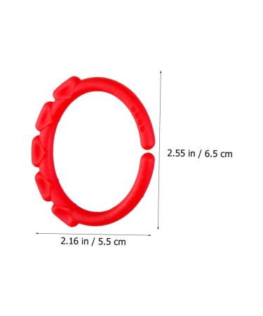 SAFIGLE 72pcs Infant Grabbing & Teething Toys | Colorful Hand Hold Rings for Calming and Pacifying | Molar Ring and Wristband Set - Buy Online on GoSupps.com