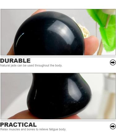 Premium Mushroom Shaped Massage Stone | Gua Sha Facial Massager for Skin & Body | Smooth Scraping Tool for Beauty & Relaxation - Buy Online on GoSupps.com