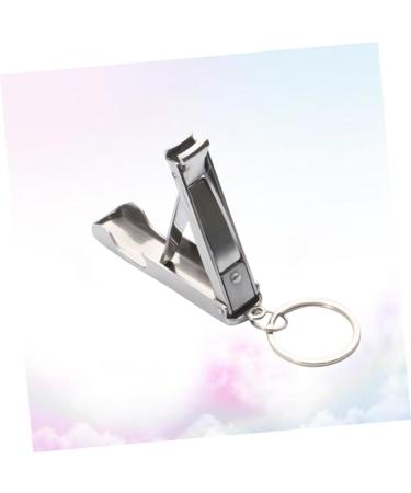 Healeved Stainless Steel Keychain Stainless Steel Bottle Opener Nail Clipper Key Chain Fold - Buy Online on GoSupps.com
