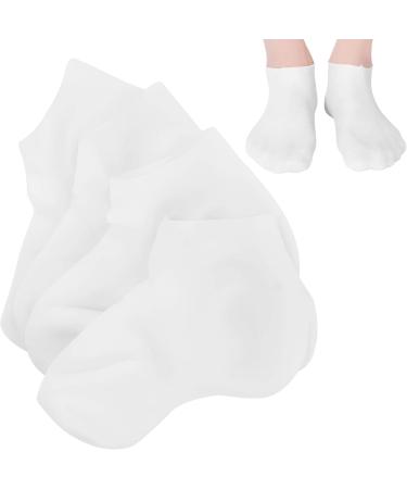 Verdant Touch Elastic Foot Care Socks Moisturizing Exfoliating Foot Skin Care Socks 2 Pairs White Size S (33-35) - Buy Online on GoSupps.com