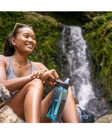 Camelbak Eddy+ 20oz Clear Water Bottle - Leakproof Design - Buy Online on GoSupps.com