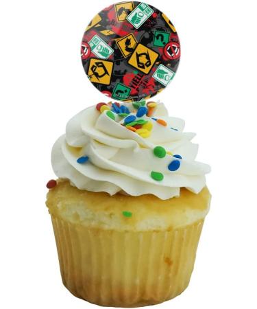 GRAPHICS & MORE Batman Batman Street Sign Pattern Cupcake Picks Toppers Decoration Set of 6 Multi - Buy Online on GoSupps.com