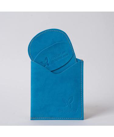 Decolores | Gant pilatoire corps naturel | bleu | Gants pour liminer les poils et les cellules mortes laissant votre peau totalement douce et parfaite | Kit de base 15