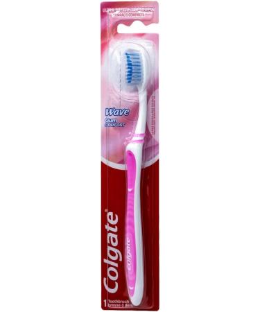 Colgate Wave Gum Comfort Ultra Soft Toothbrush - Compact Head (Colors Vary) | 1 Count - Buy Online on GoSupps.com