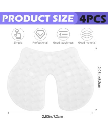 UPIQNG 4 Pcs Shot Pain Reducer Reusable Pain Relief Sheet Hurt Blocker Plastic Immunization Shooting Assist Shot Pain Blocks for Adults Kids White - Buy Online on GoSupps.com