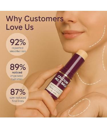 Calcium Multi Balm Stick Collagen Moisturizing Calcium Volume Multi Balm Stick for Wrinkle Repair Firming Skin Anti-Aging & Lifting Care.(1Pcs)  - Buy Online on GoSupps.com