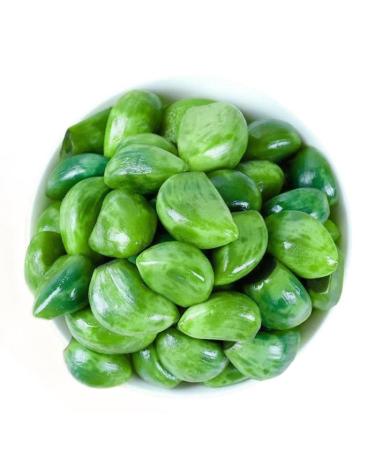 Laba Garlic Pickled Garlic 50/200/250/400/500g/bag Jade Garlic emerald green garlic Shandong specialty delicious vinegar garlic sweet and sour pickles vegetable Vegan Chinese snack (50g 1pack) 50g 1pack