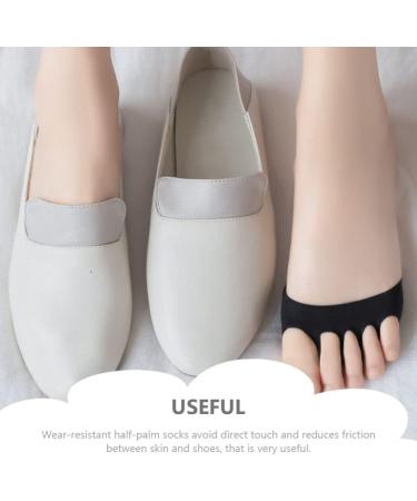 GLEAVI 4 Pairs Forefoot Pads & Cushions Invisible High Heel Socks | Breathable Gel & Cotton for Comfort - Buy Online on GoSupps.com