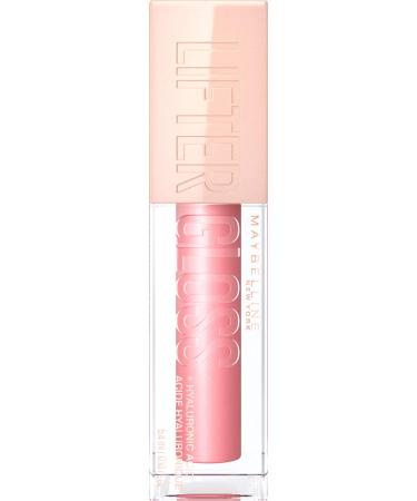 Maybelline New York Glossy Lip gloss for full -looking lips moisturizing with hyaluronic acid lifter gloss color: No. 004 Silk (pink) 1 x 5.4 ml No. 04 Silk 5.4 ml (1 Pack)