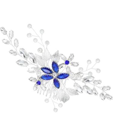Housoutil Elegant Photo Props Hair Combs for Women Womens Hair Clips Rhinestone Barrettes Floral Hair Rhinestone Bobby Pins Flower Design Hair Comb Accessories Banquet Dress - Buy Online on GoSupps.com