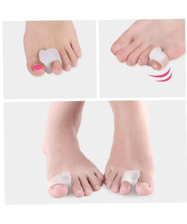 2pcs Toe Silicone Bunion Guard Foot Care Orthopedic Toe Separators Finger Toe Separator Correction Pad Foot Care Tool - Buy Online on GoSupps.com
