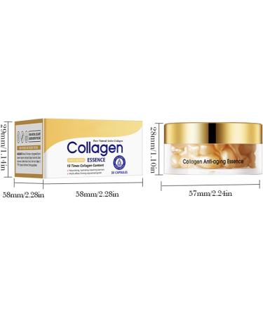 Crsetmyth Line Smoothing Night Serum Capsules 30 Pieces Capsules Moisturizing Essence Facial Serum Capsules AntiWrinkles AntiAging Skin Serum Capsules Fine Lines Reduction Skin Whitening Essence - Buy Online on GoSupps.com