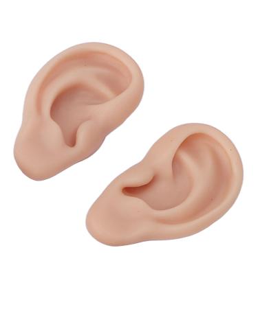 Silicone Ear Model 3 Pairs | High Simulation Human Ear | Reusable for Acupuncture Training | Medium Skin Color - Buy Online on GoSupps.com